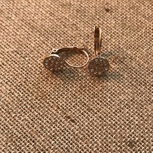 Touchstone Crystal Blush Circle earrings